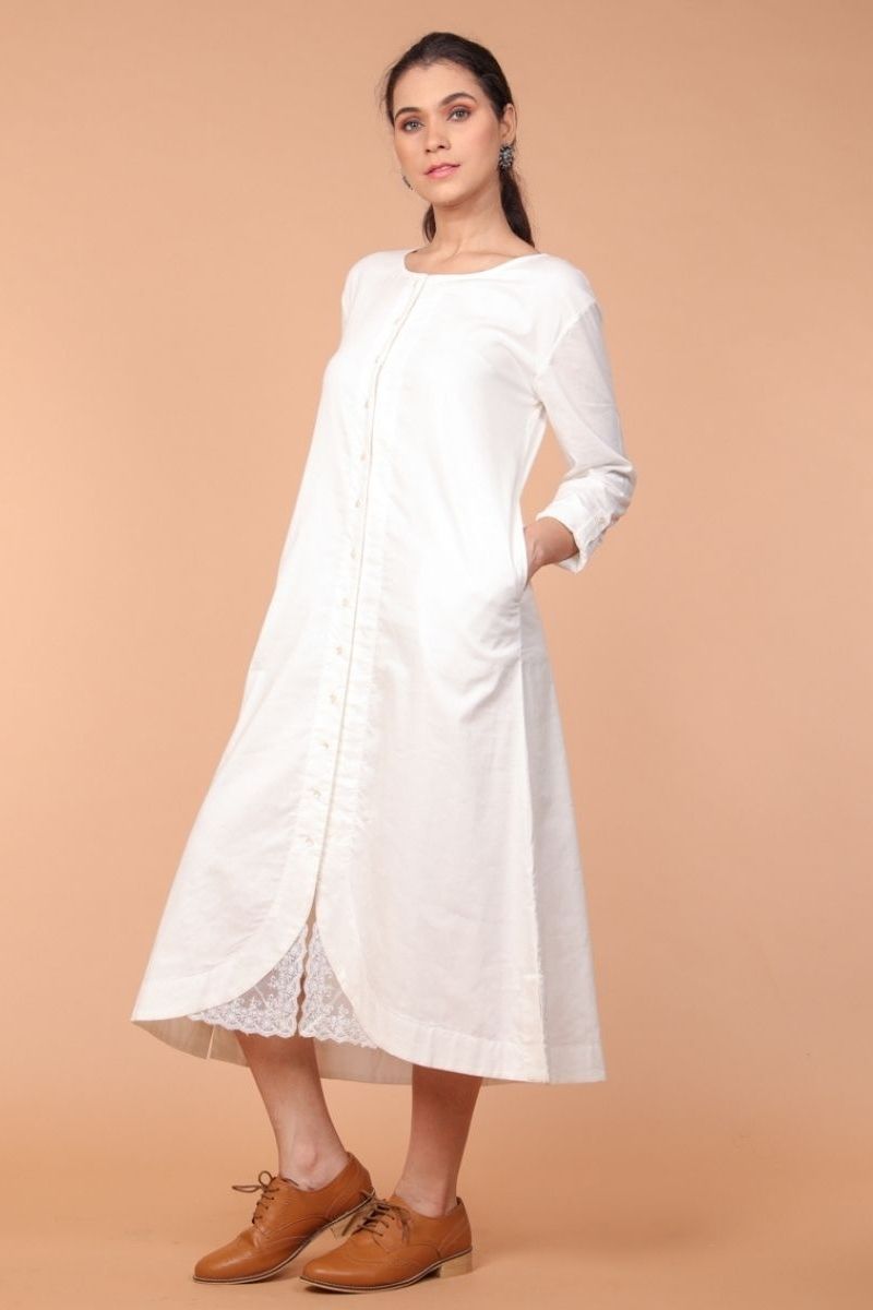 Ladies Printed Cotton Slub Shirt Dress With Belt at Rs 549/piece | Bais  Godam | Jaipur | ID: 2851493079962